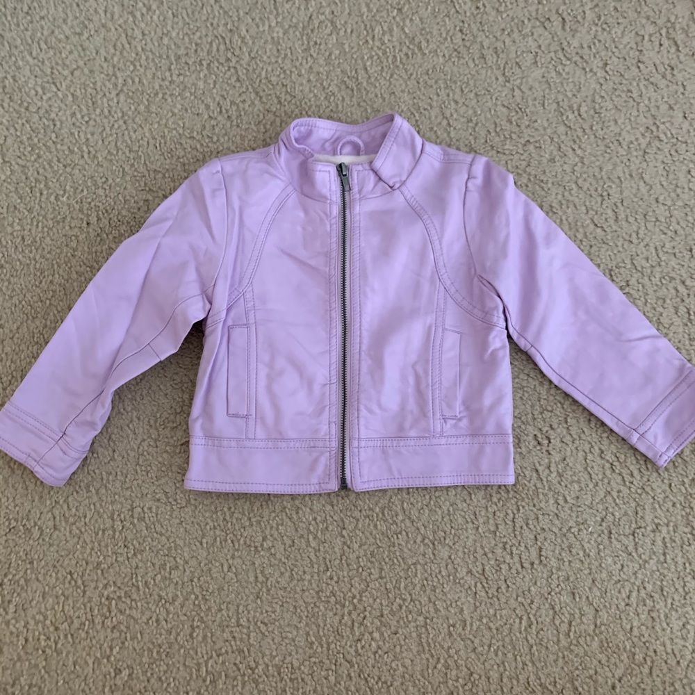 Pumpkin Patch Girls size 3 faux leather jacket